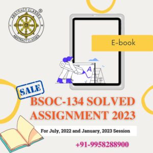 BSOC-134 Solved Assignment 2023