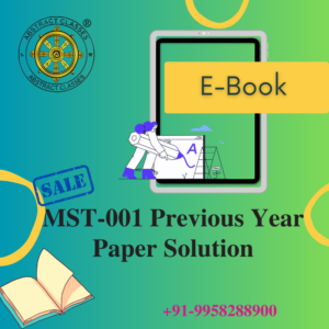 IGNOU MST-001 Previous Year Paper Solution for PGDAST